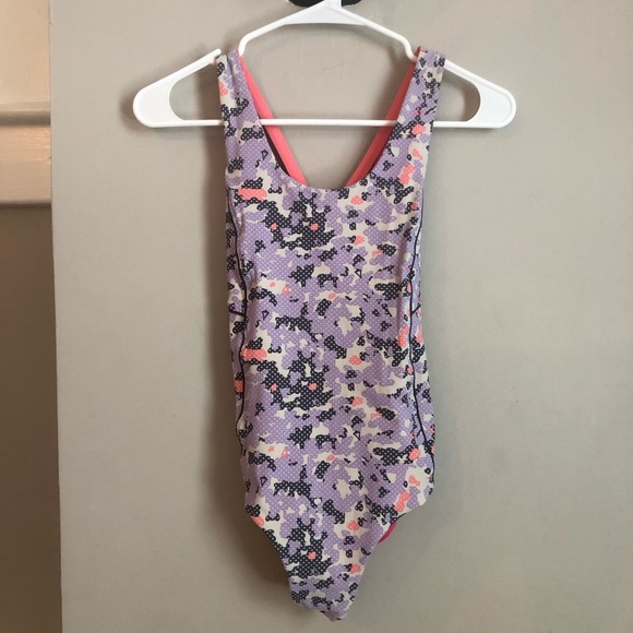 Ivivva Reversible Swimsuit, Size 12 - Picture 3 of 8